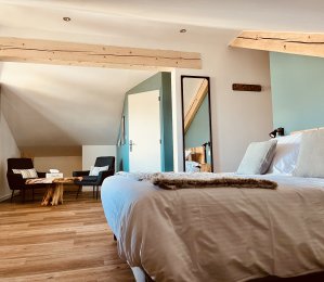 Comfort double room with lake view in Savines-le-Lac Comfort double room with lake view in Savines-le-Lac